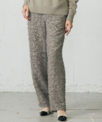 自由区 L(ジユウク エル)の【SHIHOさん着用】カットジャカード パンツ