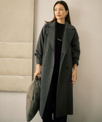 自由区(ジユウク)の【SHIHOさん着用】Super100sライトビーバーロング