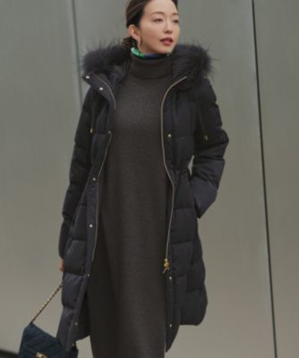 23区(ニジュウサンク)の【撥水加工】ブライトウール ロングダウン