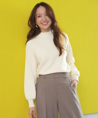 集英社HAPPY PLUS STOREANY SIS（エニィスィス）/【CICA加工】 ビューティ畔ボトルネック ニット