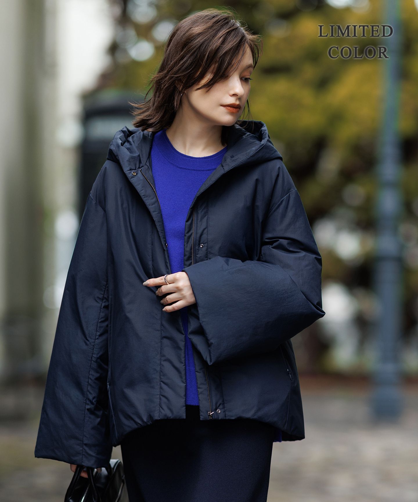 ICB(アイシービー)/【WEB限定カラーあり・撥水加工】ADSダウン フーデットミドル丈コート