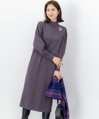 組曲 L(クミキョク エル)の【WEB限定】スムースストレッチニット