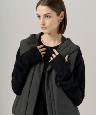 ★新品★ ICB カシミヤブレンドニット S 38 ニット トップス ウール Oggi2月号掲載/洗える】カシミヤブレンド クロップド ニット