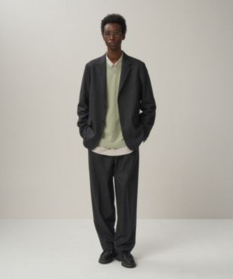 ATON(エイトン)のMERINO COLLEGE FLANNEL | スタンダードパンツ