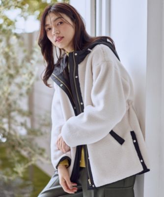 集英社HAPPY PLUS STOREANY（エニィ）/【手洗い可】ボアコート