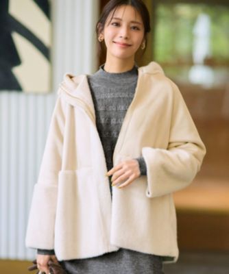 集英社HAPPY PLUS STOREANY SIS（エニィスィス）/Luxuryフェイクムートン コート