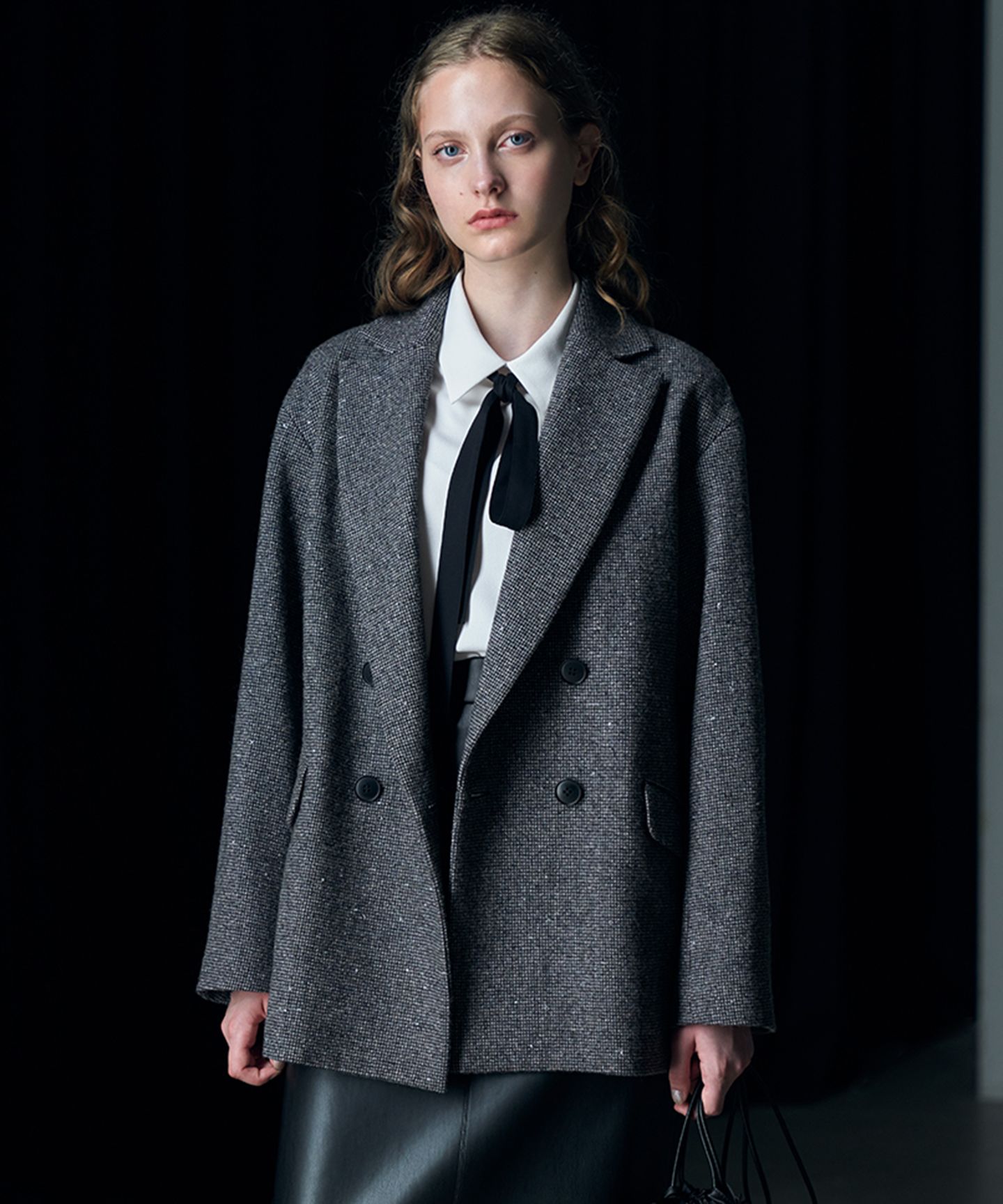 ICB L(アイシービー　エル)/【30th ANNIVERSARY】 カラーネップツイード ジャコット