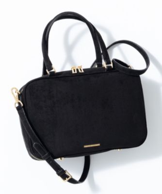 23区(ニジュウサンク)の【WEB&一部店舗限定】スエード ボストン バッグ