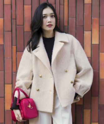 ANY SIS(エニィスィス)の【2WAY】ブークレーシャギーラメ アウター通販