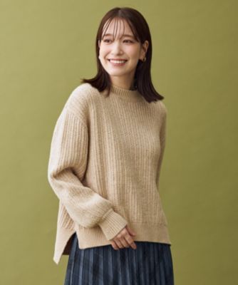 集英社HAPPY PLUS STOREANY（エニィ）/【手洗い可】レーシーモールニット