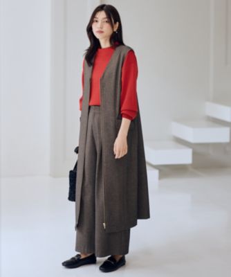 集英社HAPPY PLUS STOREANY（エニィ）/【2WAY/セットアップ可】ライトツイードジャンパースカート