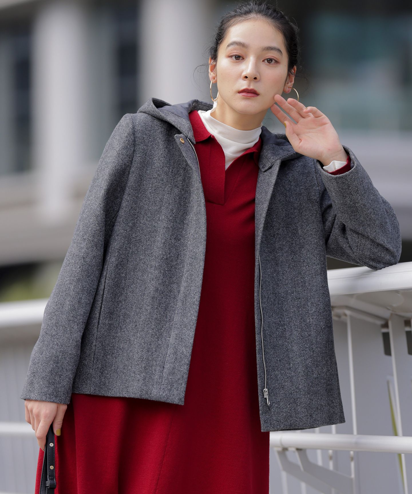 組曲(クミキョク)/ウールモッサ ショートコート