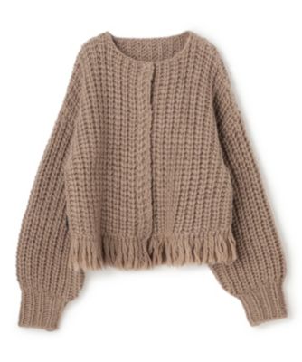 集英社HAPPY PLUS STOREuncrave（アンクレイヴ）/ハンドニット カーディガン