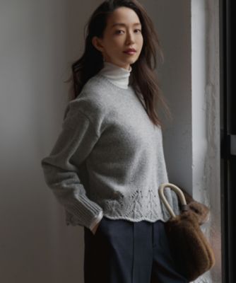 23区 L(ニジュウサンク エル)の【滝沢眞規子さん着用/洗える】レーシー