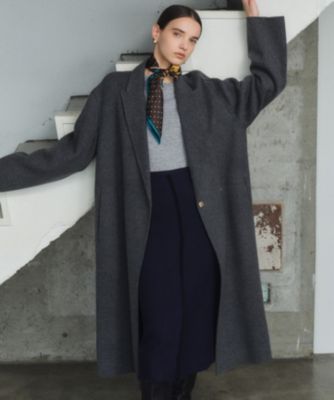 BEIGE ベイジ ロングジャケット ネイビー 4 新品コート セール】 BEIGE, / ベイジ, （レディース） その他アウター