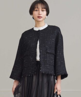 【新品】23区　ツイード　GIOLICA ジャケット GIOLICA ツイード ジャケット / 23区 | ファッション通販 【公式通販