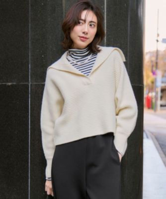 23区(ニジュウサンク)の【洗える】ウールカシミヤチャンキー