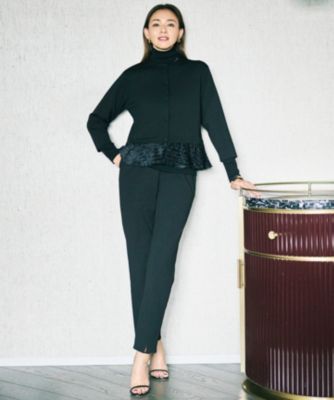 集英社HAPPY PLUS STORE自由区（ジユウク）/【SHIHOさん着用】ジョーゼットニット パンツ