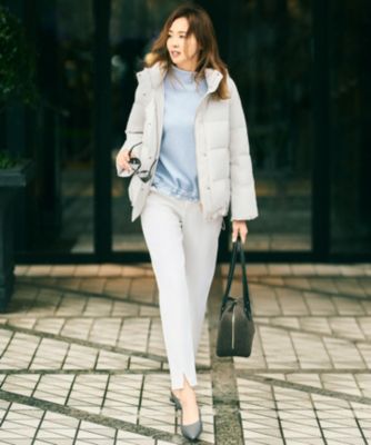 集英社HAPPY PLUS STORE自由区 L（ジユウク　エル）/【17号サイズまで展開・SHIHOさん着用】ジョーゼットニット パンツ