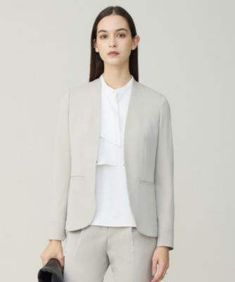 新品 iCB BackSatinette ラッフルブラウス トップス WEB限定・洗える】BackSatinGeorgette ラッフルブラウス（シャツ