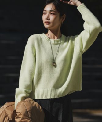 新品　gasa ガサグルー　パフスリーブニット 23区 S(ニジュウサンク エス)の【洗える】ウールカシミヤ パフスリーブ