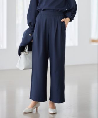 集英社HAPPY PLUS STOREANY（エニィ）/イージーケアライトストレッチワイドパンツ