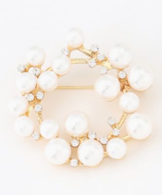 集英社HAPPY PLUS STOREANY（エニィ）/サークルパールブローチ