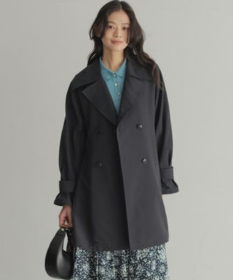 【組曲　コート　新品未使用】 トレンチコート SHIPS any: 〈洗濯機可能〉フレア ミディ トレンチ コート｜ SHIPS