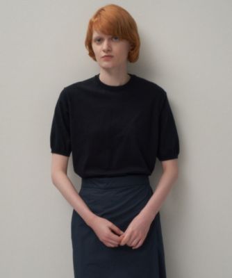 ATON(エイトン)のFINE COMPACT COTTON | クルーネックセーター通販