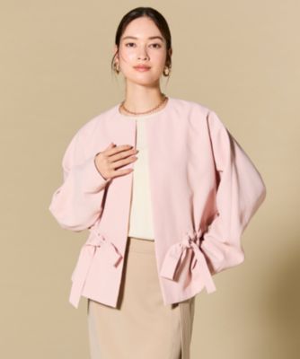 BEIGE，(ベイジ)のPORDIC / ドロスト付きノーカラージャケット通販