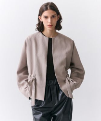 イエナ 24SS 定価4.6万 ノーカラー スプリングコート ブラック ドロスト IENA（イエナ）｜ノーカラーコート一覧 - WEAR イエナ 24SS 定価4.6万
