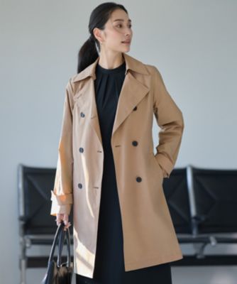 ICB(アイシービー)の【2WAY仕様】メモリーストレッチタフタ トレンチ