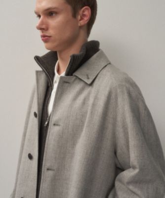 ATON(エイトン)のLINEN WOOL TWILL | バルマカーンコート - UNISEX通販