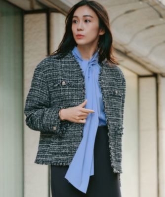 23区 S(ニジュウサンク エス)のGIOLICAツイード ジャケット通販