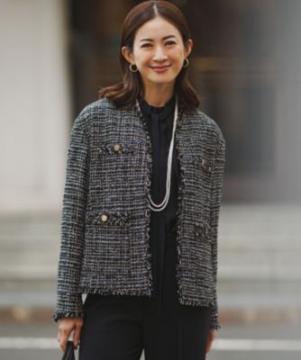 23区 S(ニジュウサンク エス)のGIOLICAツイード ジャケット通販