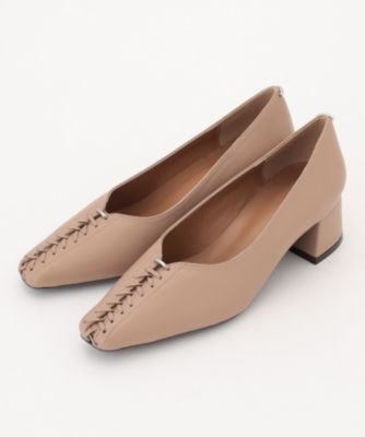 　レースアップパンプス