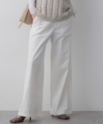 23区 L(ニジュウサンク エル)のスラブツイルストレッチ ベイカーパンツ