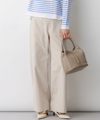 23区 L(ニジュウサンク エル)のスラブツイルストレッチ ベイカーパンツ