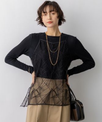 23区(ニジュウサンク)の刺繍レース キャミソール通販 | 集英社HAPPY