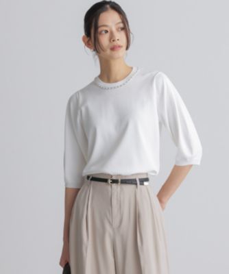 組曲 L(クミキョク エル)の【WEB限定】クリアストレッチビジューレーン