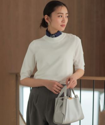 組曲(クミキョク)のマイラックカラー 6分袖 ニット通販 | 集英社HAPPY