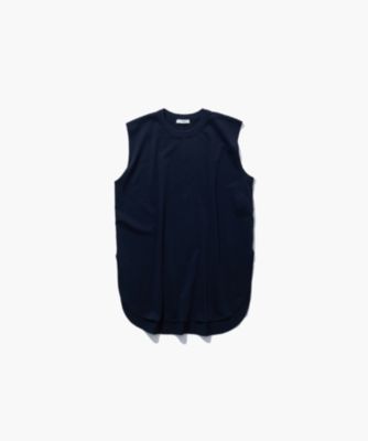 ATON(エイトン)のDRY COTTON JERSEY | ラウンドヘムタンクトップ通販