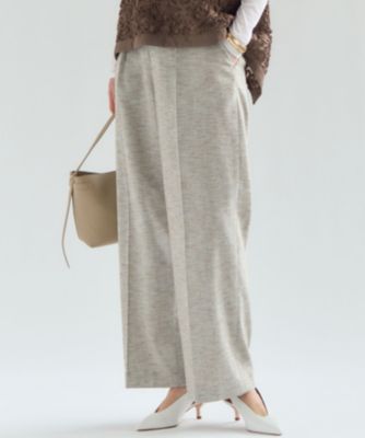 23区 L(ニジュウサンク エル)のリネンライクブッチャー ワイドパンツ