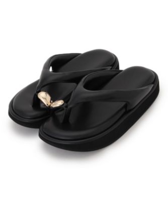 レザータッチトング サンダル