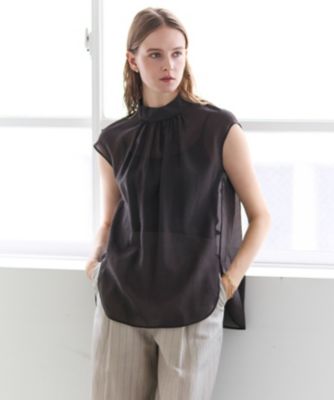 BEIGE，(ベイジ)のSERAPHIN / ライトシアー ハイネックブラウス通販