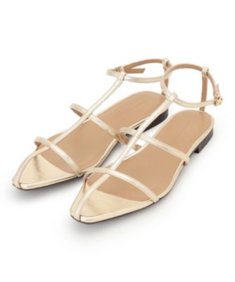 【見上愛さん着用】ポインテッド Tストラップ サンダル