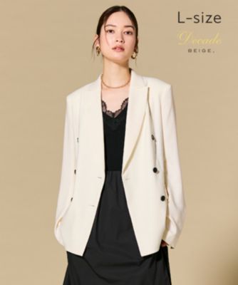BEIGE,(ベイジ)の【L-size】CAROLE / リネンライク ダブル BEIGE,(ベイジ)の【L-size】CAROLE / リネンライク ダブル