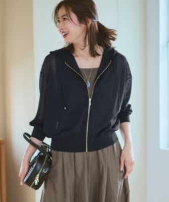 23区 S(ニジュウサンク エス)のシャイニーシアーニット ジップアップ