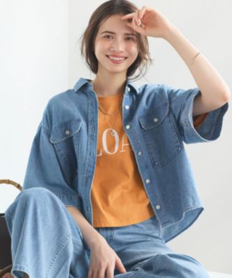 23区(ニジュウサンク)の【SLOW/一部店舗限定】LIGHT DENIM クロップド