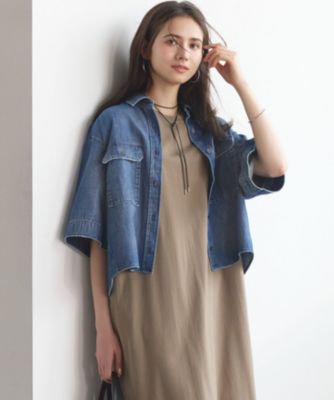 23区(ニジュウサンク)の【SLOW/一部店舗限定】LIGHT DENIM クロップド